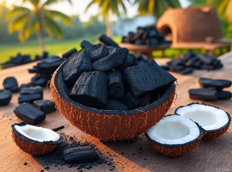 Natural Coconut Shell Charcoal