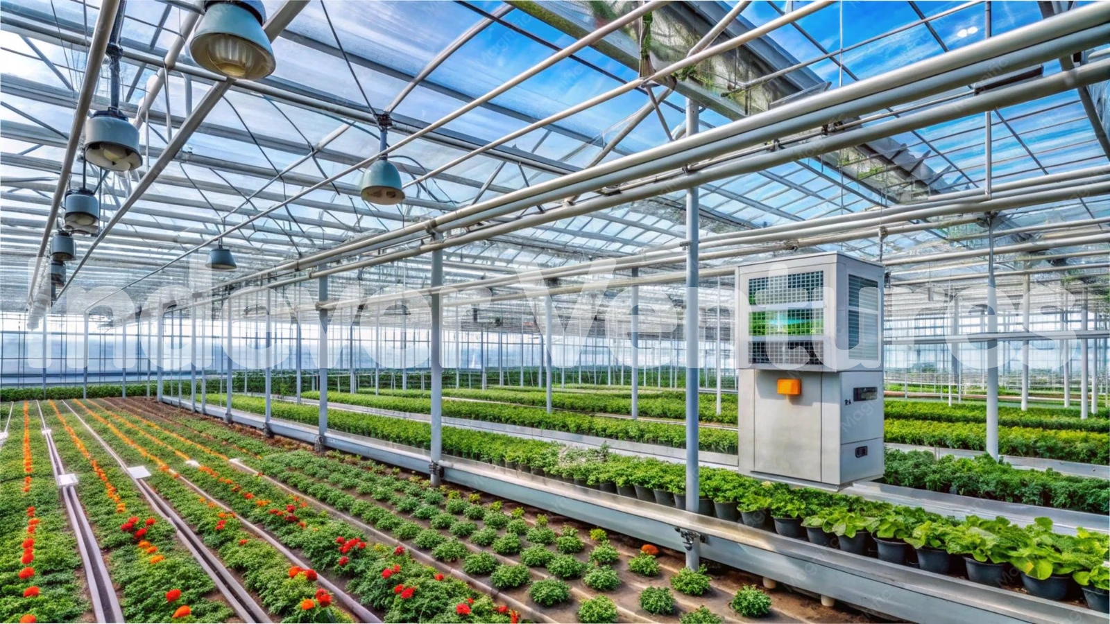 Commercial greenhouse growing application