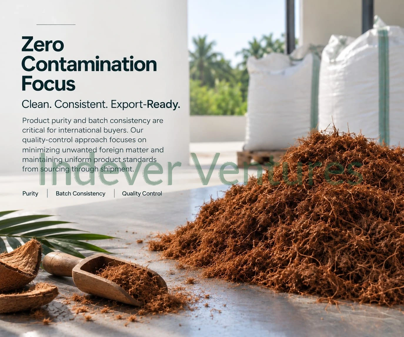 Zero Contamination Focus. Clean. Consistent. Export-Ready. Purity, Batch Consistency, Quality Control.